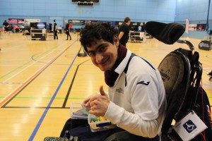 Reshad has a healthy lunch before his semi-final
